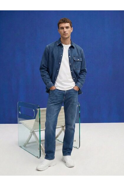 Marello Skinny Mid-Waist Blue Jeans