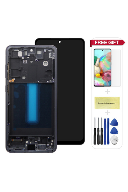 Black With Frame TFT S21 FE For S21 FE LCD Display G990B G990U Display Touch Screen Digitizer Asse