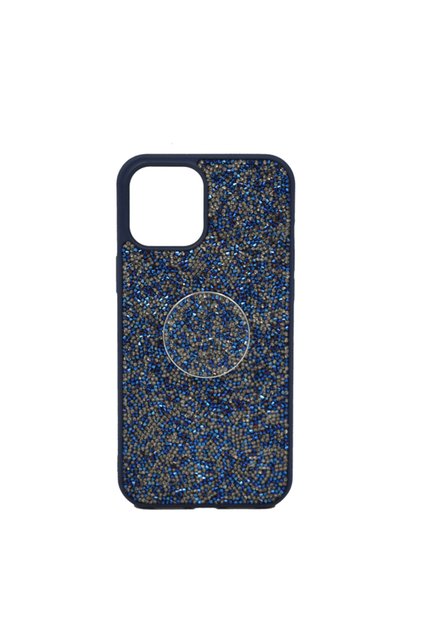 ISAFE BLING STONE LEATHER CASE IPHONE 12/12 PRO BLUE