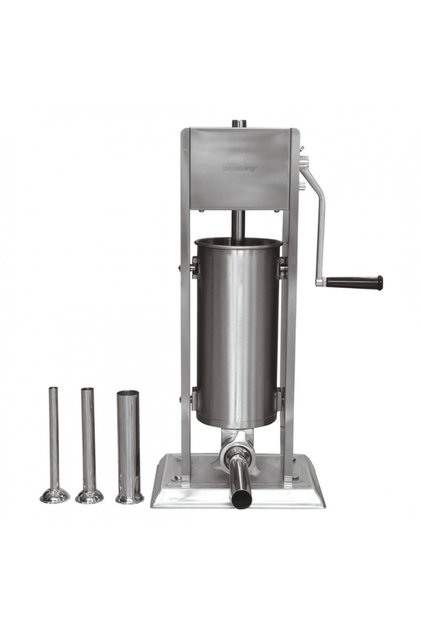 Mașină de umplut cârnați KB 7930, 5 kg, manuală, 4 duze, supapă de aerisire, cilindru detașabil, oțel inoxidabil