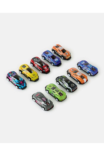 Assorted Bouncing And Rolling Power 8 Models Car Set (10 Piece)