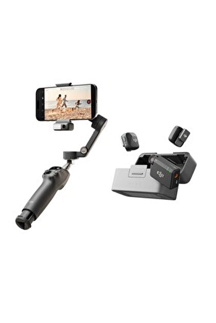 DJI Osmo Mobile 6 Platinum Gri- Akıllı Telefon Sabitleyici, 3