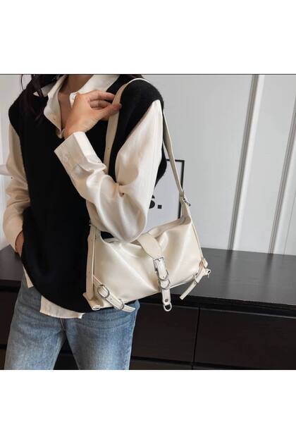 Ninda Model a + Quality Beige Color Women's Shoulder and Shoulder Bag