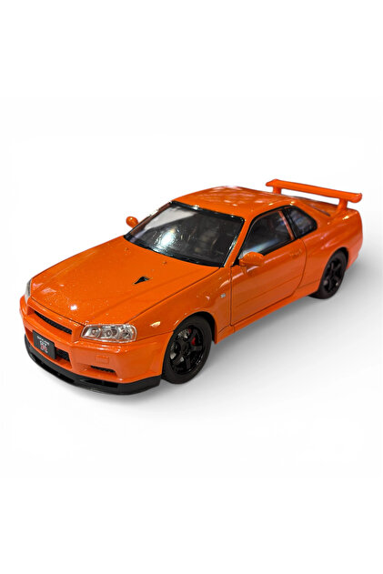 HOBBİEZ WORLD 1/24 Nissan GTR R34 - Orange - Fiyatı, Yorumları