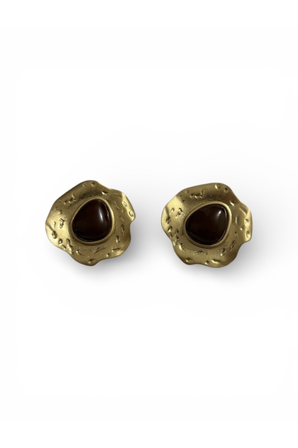 Steel dora earrings