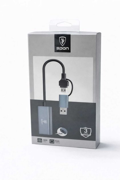 USB-A / Type-C Network Hub Adapter