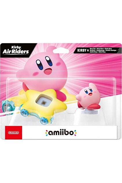 Nintendo Kirby Air Riders - Kirby + Warp Star Amiibo Kirby Serisi