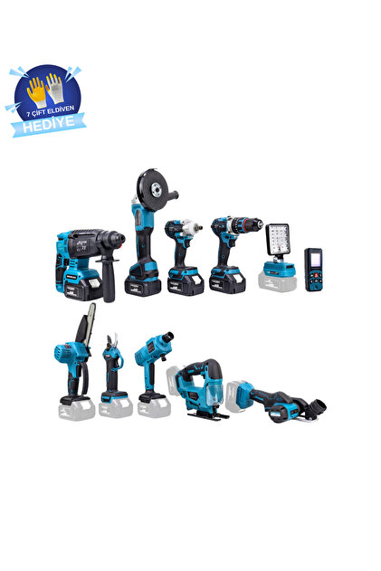 DAWREK Dawreek ONBİRLİ SET Ş.HİLTİ+Ş.SPRAL+S.SIKMA+MATKAP+Ş