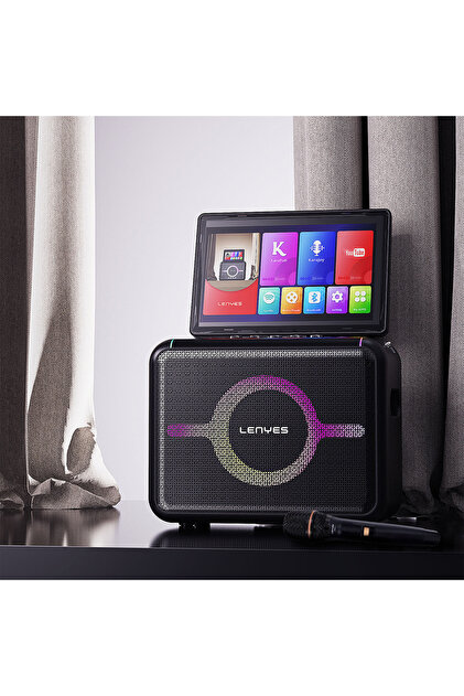 Lenyes S892 RGB Işıklı Mikrofonlu Dokunmatik Ekranlı TWS Bluetooth