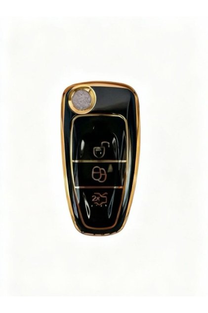 Ford Focus Fiesta Silicone Key Case Cover Black