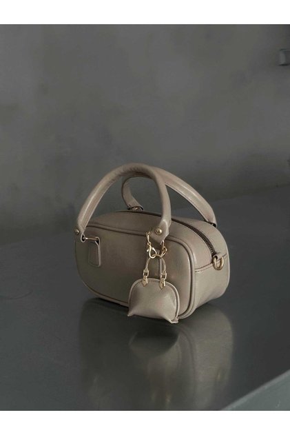 Yummy Wallet Charm Detail Hand and Crossbody Women's Bag