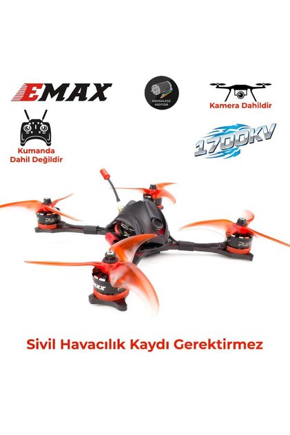Hawk Pro 5 Inch 4S-6S BNF Kameralı FPV Racing Drone 1700KV w/Caddx Ratel Kamera (Kumanda Hariç)