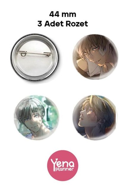 Lost in Cloud Bag Ornament Set / Badge Set / Opener Keychain Set