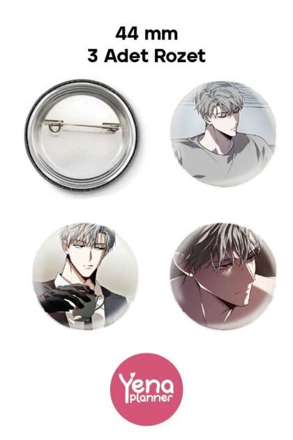 Passion Webtoon Bag Ornament Set / Badge Set