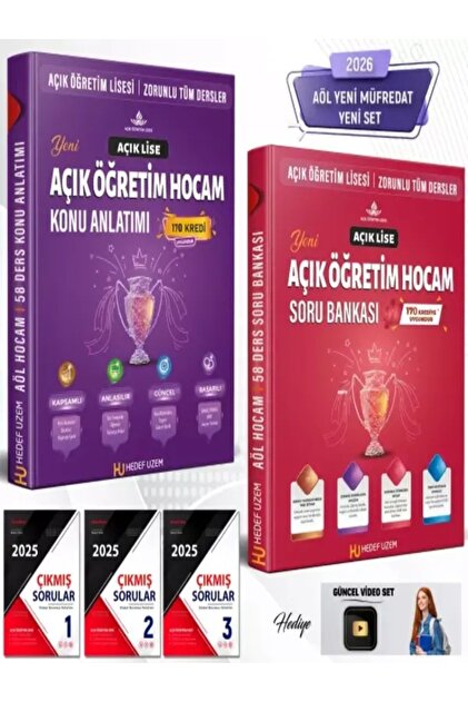 Liyakat Yayınları Efsane AÖL Sınav Seti - Zorunlu Tüm Dersler