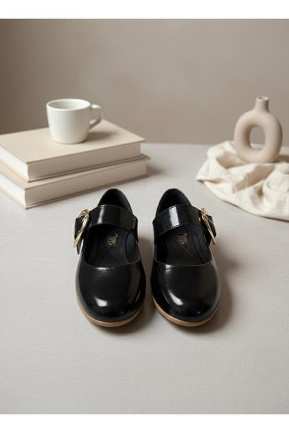 Daily Babet | Casual Ballet Flats with Large Buckle Accessories | Home Office Outdoor Women's Ballet Flats