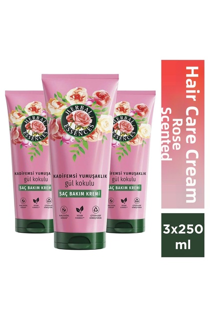 Velvety Softness Rose Scented Conditioner 250ml X3
