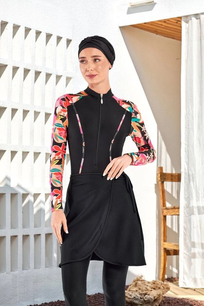 Dora Long Sleeve Hijab Swimsuit 1108