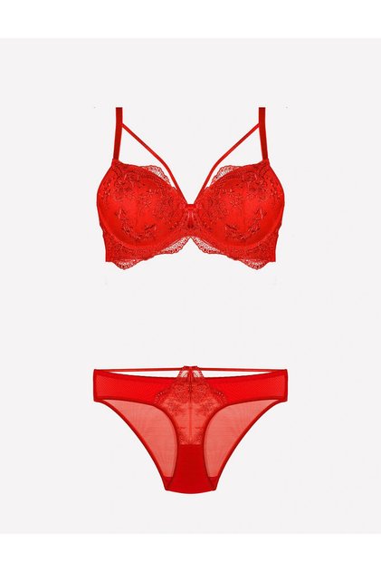 Supported Lace Bustier Set 4485