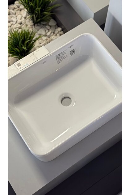 TURKUAZSERAMİK Cerastyle Hera 50 x 36 cm Tezgah Üstü Çanak Lavabo