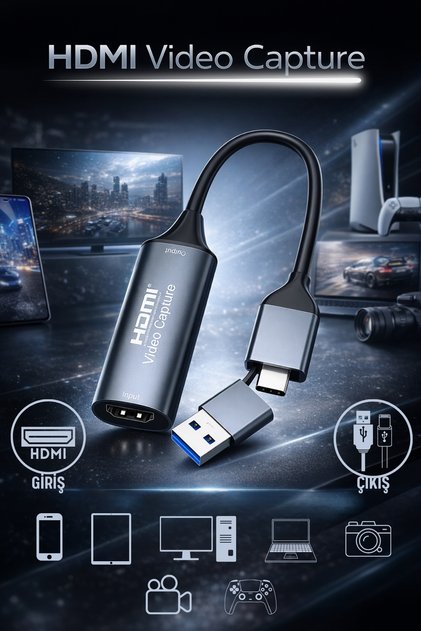 4K 30Hz HDMI Video Capture Card USB 3.0 and Type-C Image Capture Card