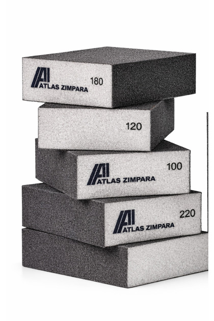 sipahioglugroup ATLAS Sünger Takoz Zımpara Seti | 80-100-120-180