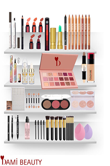 Dami Beauty Mega 224 Parça Profesyonel Makyaj Seti - Gelin Çeyiz