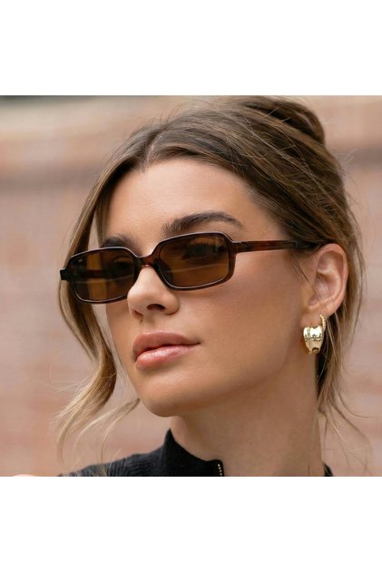 Masha Brown Unisex Sunglasses