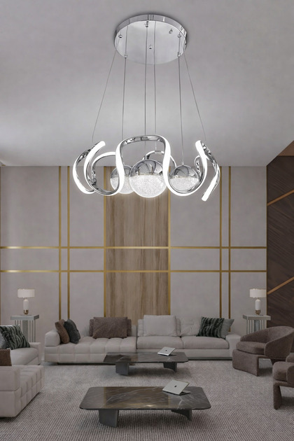 Arya Xl 3 Top Modern Sarıt Led Avize