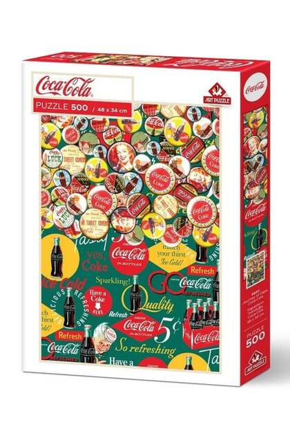 Art Puzzle Coca-Cola Kapakların Yolculuğu 500 Parça Puzzle