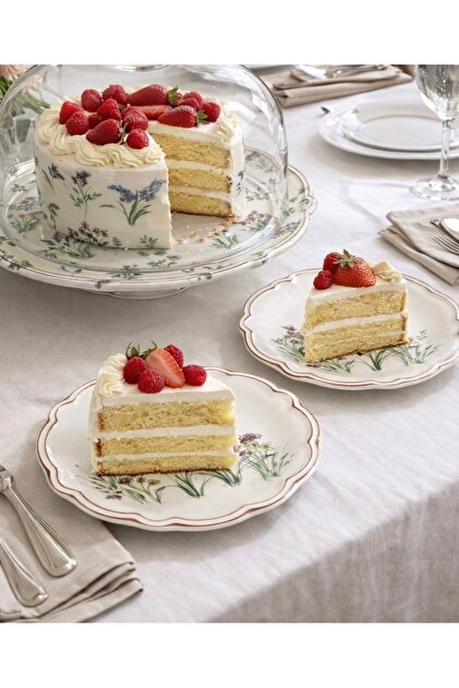 Amber Fulya Footed Presentation Set 8 Pieces, Cake Presentation Set, Tableware Presentation