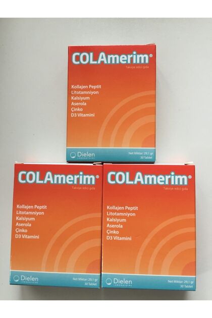 Colamerim Takviye Edici Gıda 30 Tablet -3 Kutu