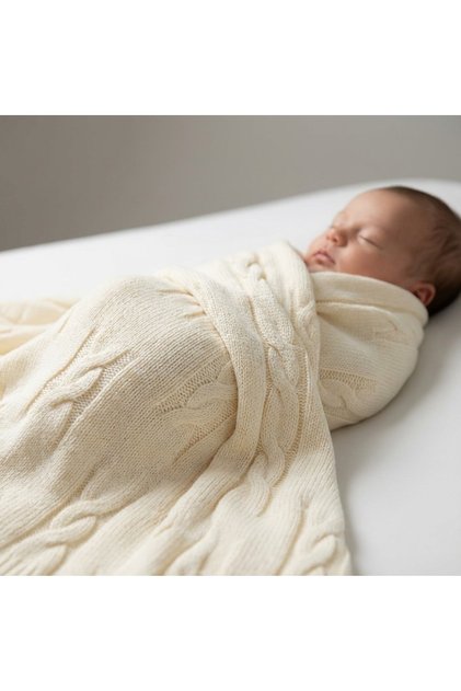 Knitwear 100% Cotton Baby Blanket