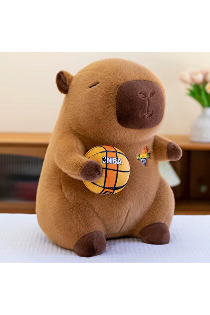 labubu sepeti Sevimli Kapibara 30 cm ( CAPYBARA Basketbol