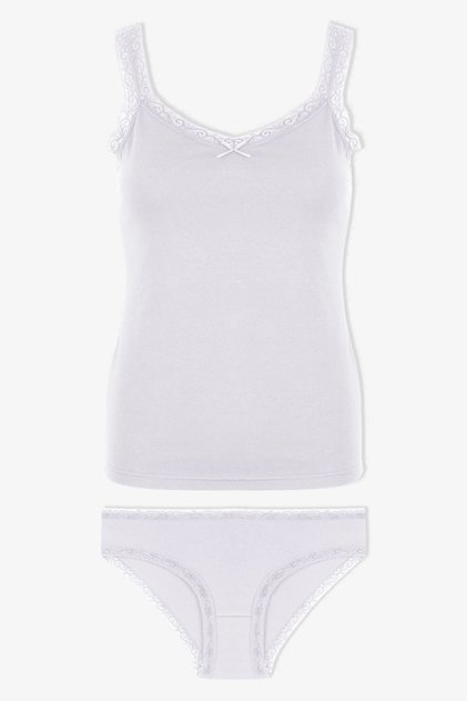 Women's Lace Detailed Athlete Panties Set