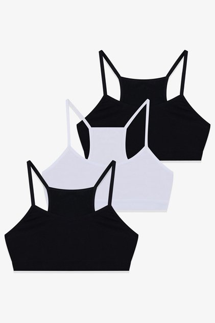 Women's 3-Piece Thin Strap Half Bustier