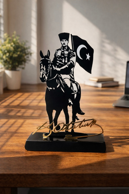 記念グッズ DeNA Baystars Memorial Stamp Collection NİKSA METAL ATATÜRK İMZALI MASAÜSTÜ METAL DEKOR-HEDİYELİK EŞYA