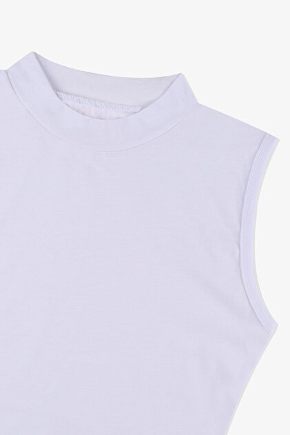 Women's Sleeveless Lycra Cotton Half Fisherman Bodysuit