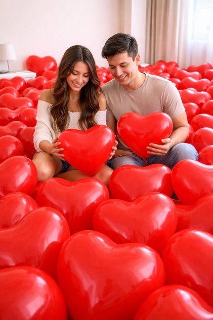 100 Pieces Red Heart Balloon 12 Inch 30 Cm Party Concept Wedding Engagement Wedding Lover Birthday Balloon