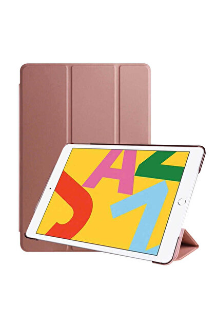 Fuchsia Rose Gold Apple Ipad 8. Nesil 2020 10.2 Inç Tablet Flip