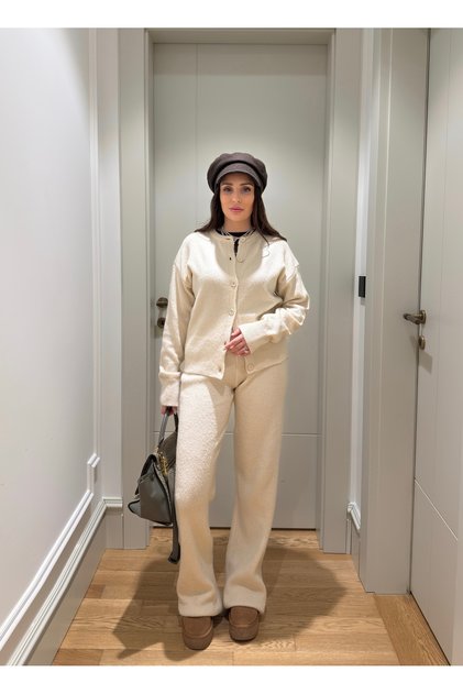 Buttoned New Season Knitwear Takom- Taş