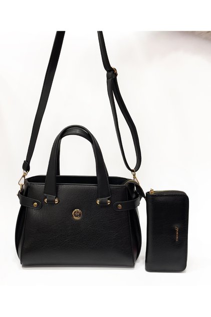 Women's Hand and Shoulder Bag – with Wallet Gift