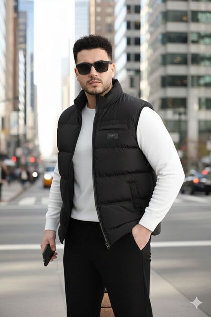 New Season Comfortable Fit Men's Puffer Vest