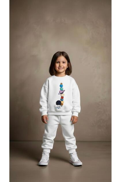 Team Sweatshirt Alien in Hand B Printed Girls Boys Crew Neck3 4-5-6-7-8-9-10-11-12Years