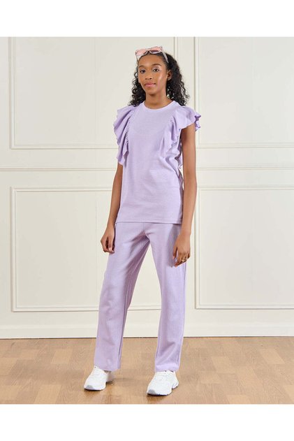 Senior Girls Lilac Jog Set (2 Piece)