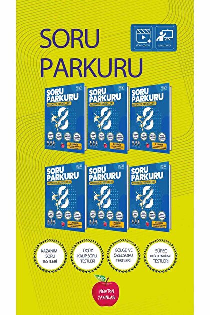 Newton Yayınları Newton 8. Sınıf Matematik Soru Parkuru Set