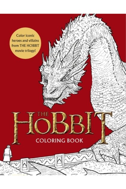 Carte de colorat cu trilogia filmului Hobbit: Eroi și ticăloși