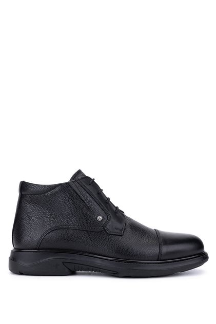 Men's Genuine Leather Black Classic Boots