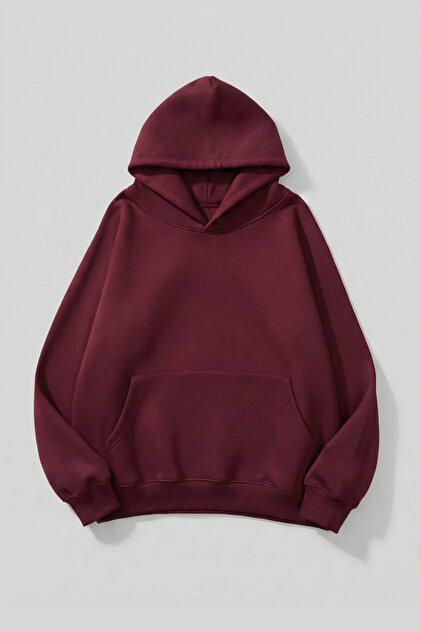 Unisex Soft Textured Eye Test Printed Design Oversized 3 Thread Hoodie Sweatshirt