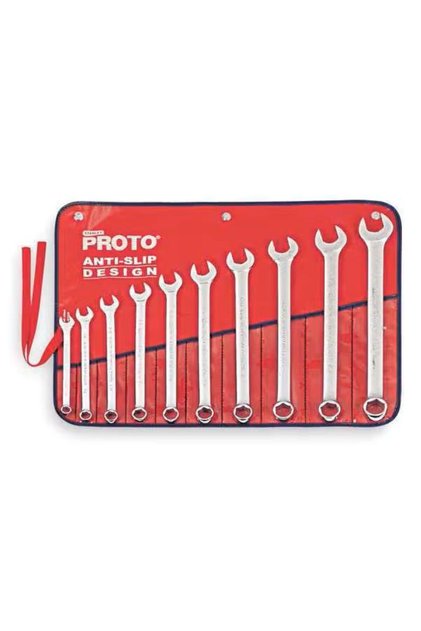 ® 10 Piece Satin Metric Open-End Wrench Set - J30000A